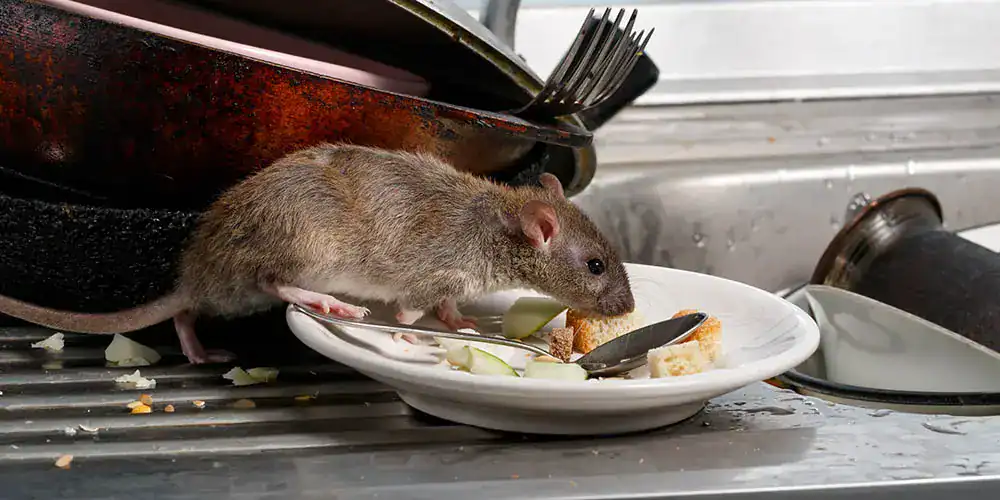 Rat dans une cuisine - dératisation Essonne