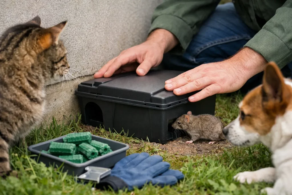 Appâts rats sécurisés animaux : les bons gestes