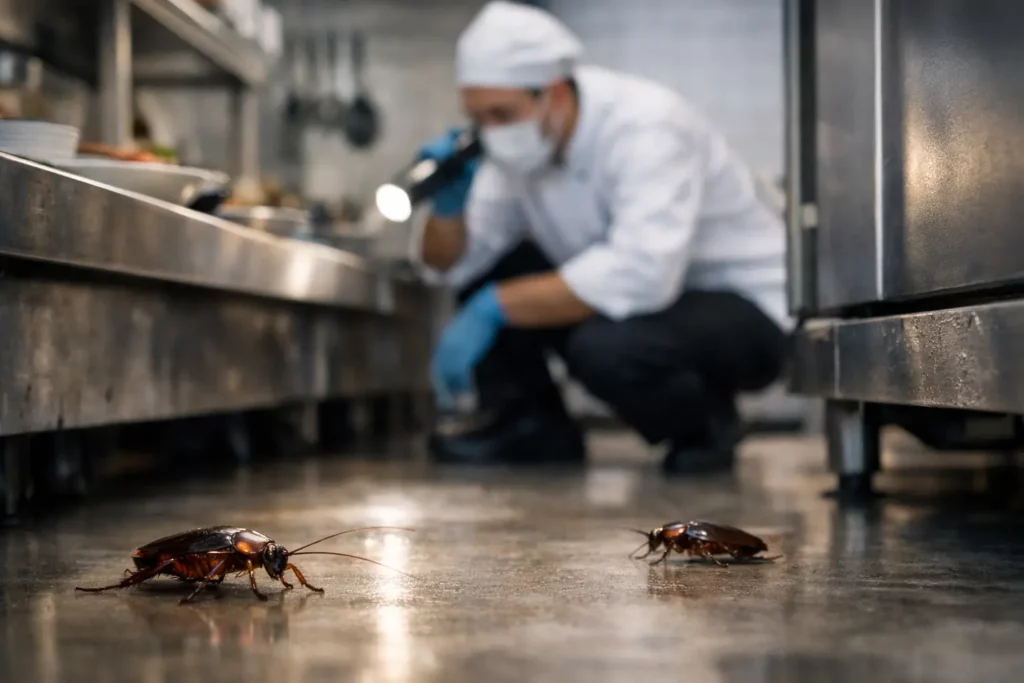 Cafards en restaurant : obligation sanitaire