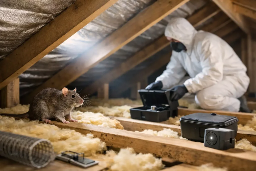 Rats dans les combles : solution rapide et durable
