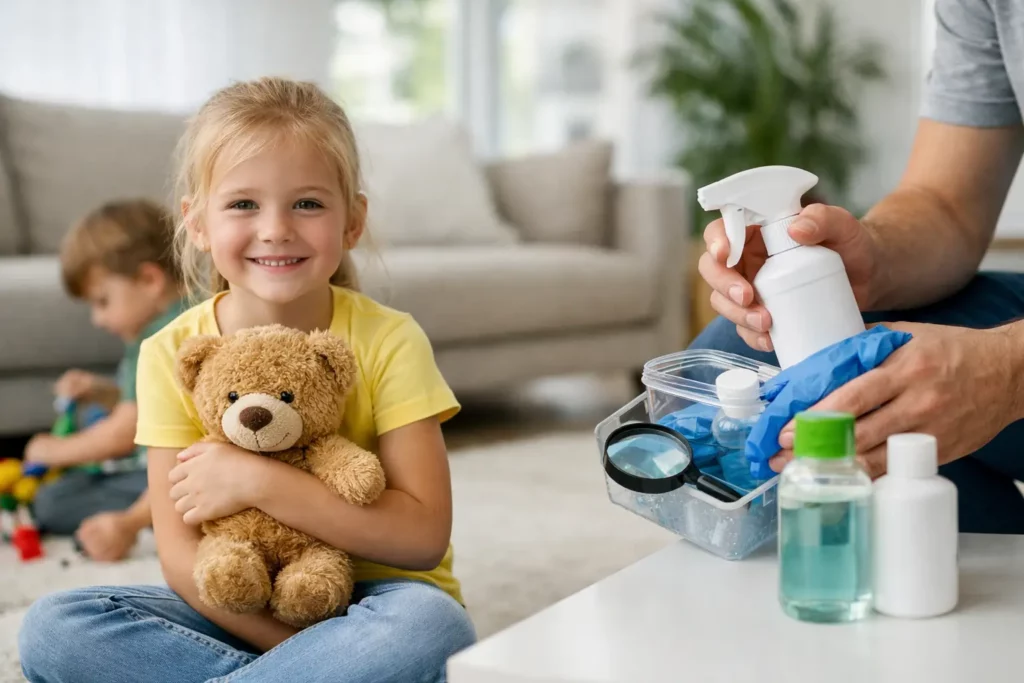 Sécuriser les enfants avec des biocides